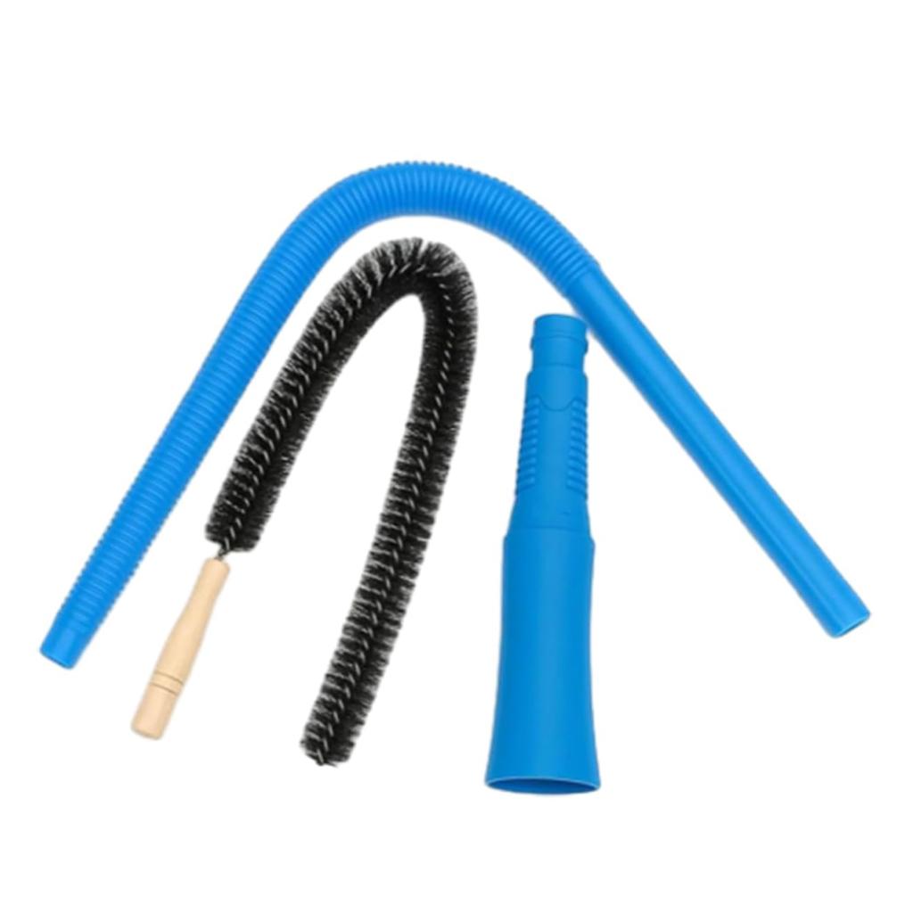 Flexible Dryer Vent Cleaning Kit Lint Remover Brush Vacuum Hose Attachment Universal Cleaning Tool for Dryer Washing Machine Hom