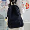 Light backpack Korean version lazy style schoolbag female junior high school students casual simple large capacity travel backpack