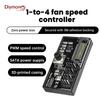 60W High Power Hub Controller For PC Four/Six Wire Fans PWM Speed Control Fan Speed Regulator