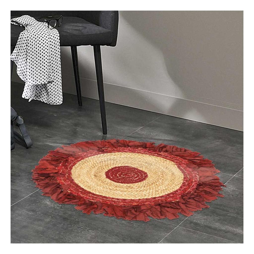 Round Kilim Rug Jt Jute And Fringe Red Entrance Hand Woven At A Low S On Joom E Commerce Platform Round Kilim Rug Jt Jute And Fringe Red, Round Kilim Rug