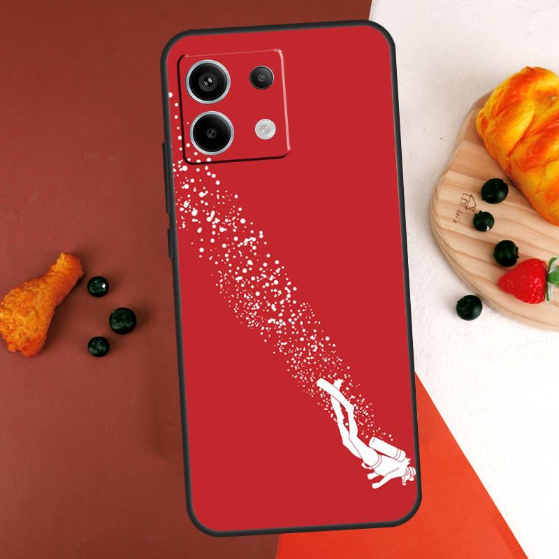 Scuba Diver Diving Case For Xiaomi Redmi Note 14 13 Pro 9 10 11 12 Pro 10S 11S 12S Redmi 13C 10C 12C 14C Coque