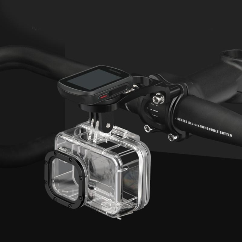 Bicycles Computer Mount Adjustable Holder Cycling Extension Mount for Handlebars Bikes Computer Camera Stem Brackets