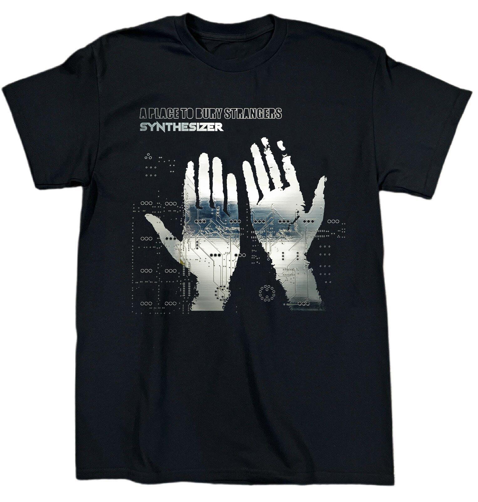 NEW A Place To Bury Strangers Band Short Sleeve Cotton Black T Shirt CM545 XL