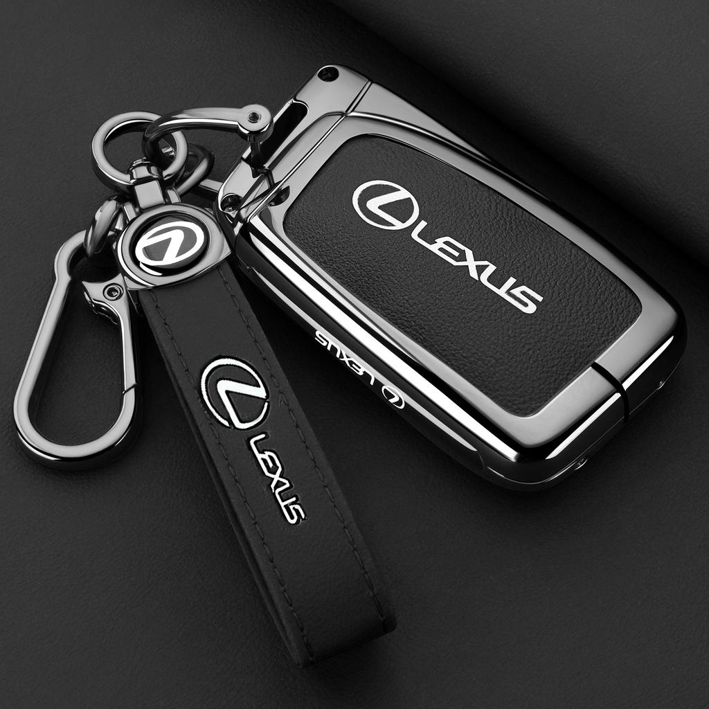 DJSZ3 Zinc alloy Leather Car Remote Key Case Cover Keychain For Lexus NX GS RX IS ES GX LX RC 200 250 350 LS 450H 300H Accessories