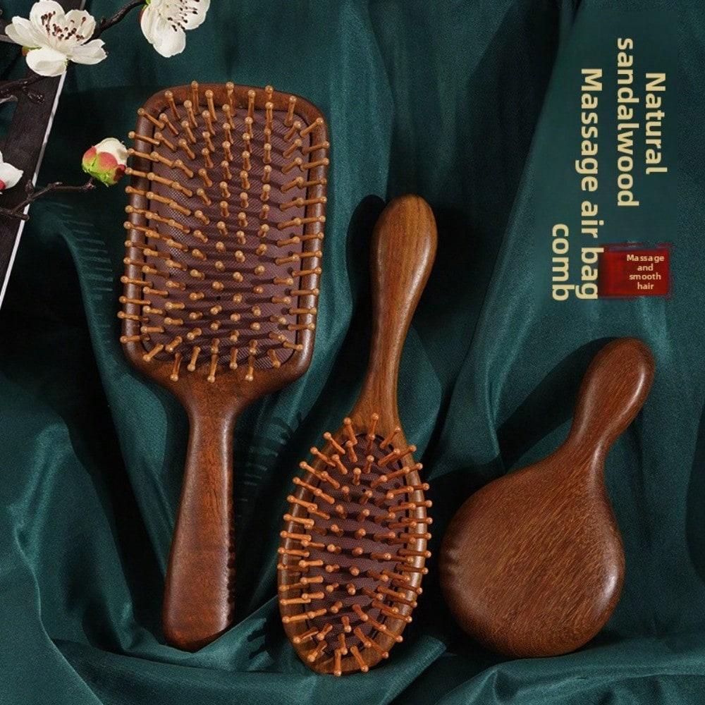 Sandalwood Air Cushion Comb Anti-static Fluffy Household