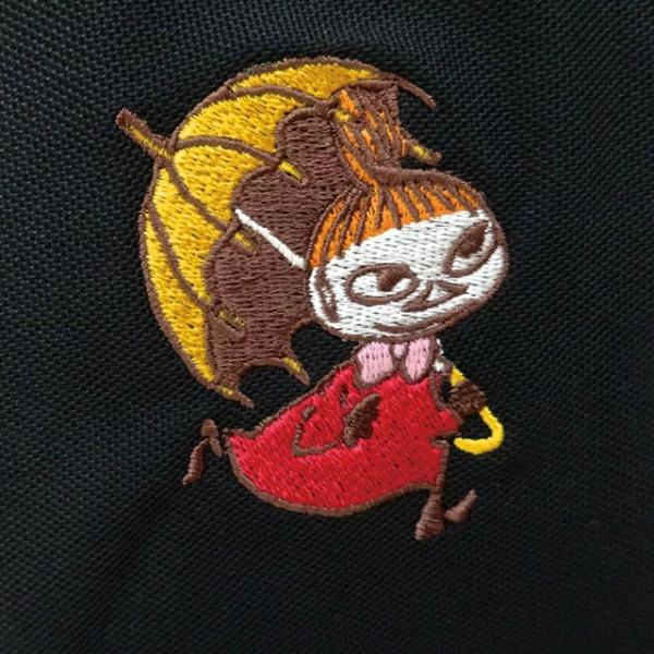 Moomin Little My Dry Polo Shirt M Size Clothing Black MOOMIN