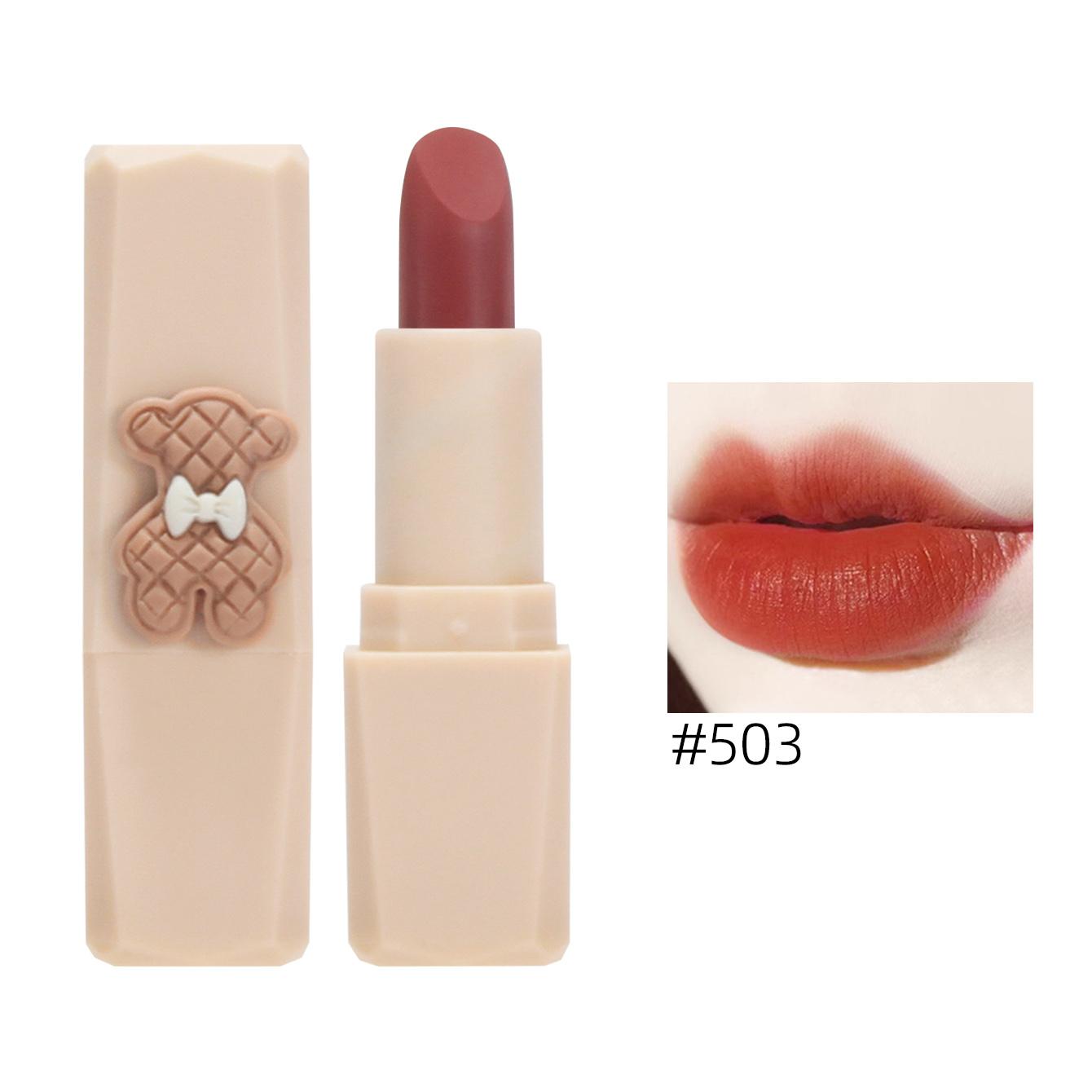 

HengFang Симпатичная форма Матовая водостойкая губная помада Стойкий макияж губ