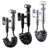 Toilet Cleaning Bidet Toilet Sprayer Set Water Portable Handheld Bidet Sprayer Shower Double Outlet Angle Valve Accessories