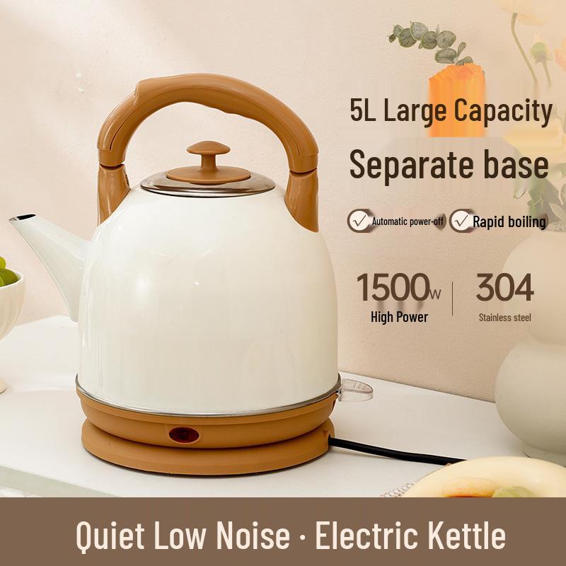 Automatic Shut-Off Electric Kettle - Stainless Steel Insulated Hot Water Kettle for Home Use