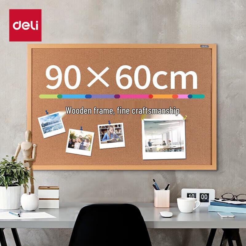 Deli 8764 Cork Bulletin Board