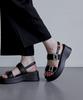 Spur Dune Double Belted Sandal 6.5Cm Strap Sandals -Ws9051 (2Color)