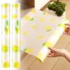 Non Adhesive Waterproof Drawer Liner With Cute Lemon Print Cuttable For Cabinets Wardrobes Shoe Racks Shelves