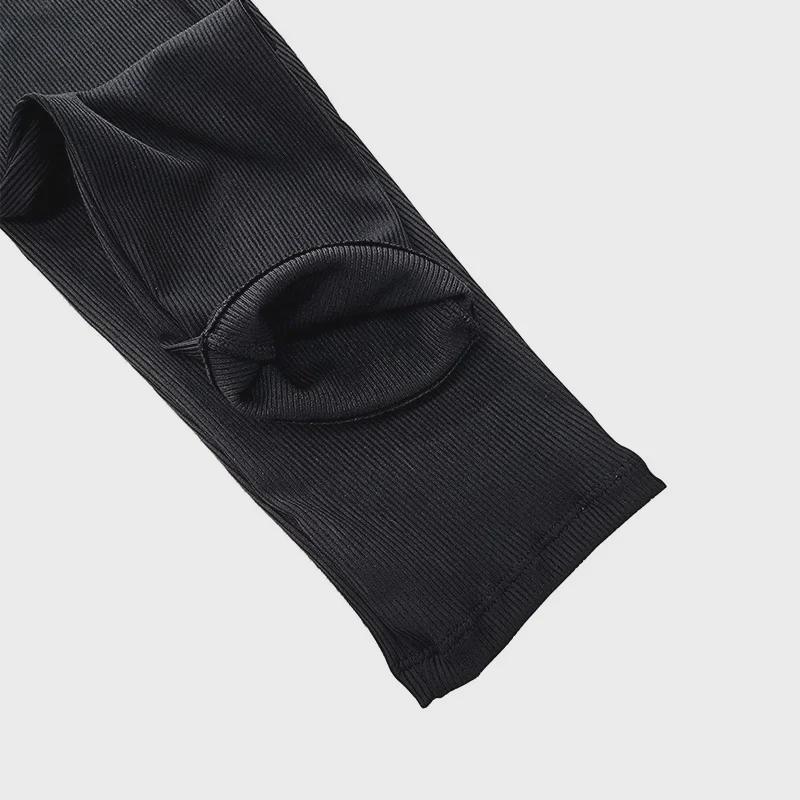 European & American Black Maternity Jumpsuit: Summer Casual, Hip-Lifting, Tight-Fit Outerwear