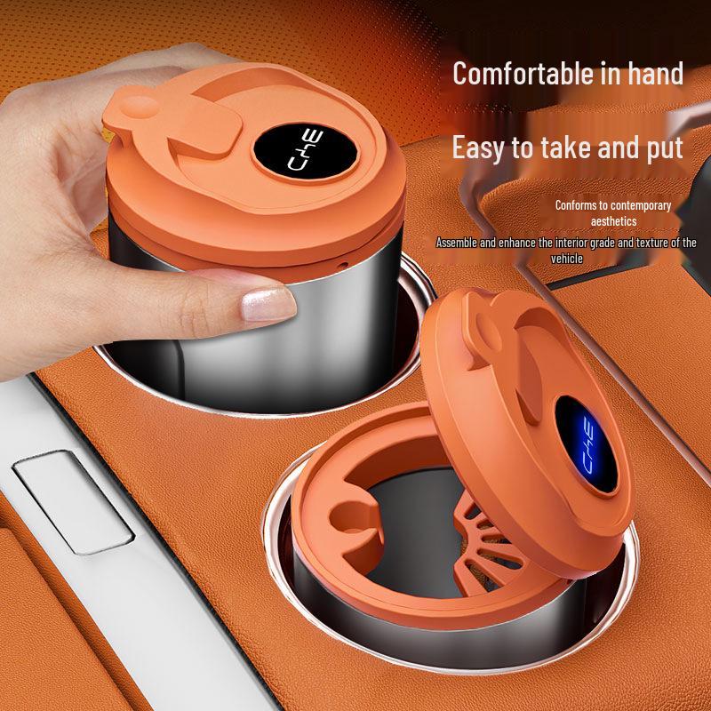 BYD Song Pro Qin Plus Tang Han EV Yuan UP Seal Illuminated Car Ashtray