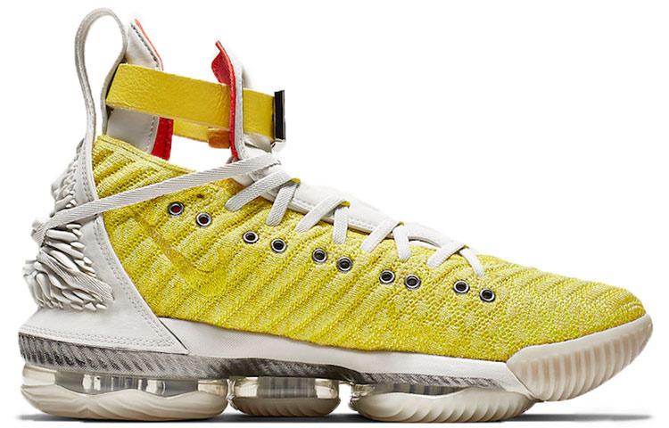 Nike LeBron 16 Hfr Harlem Stage 16 'Bright Citron Light Bone Habanero Red' CI1144-700