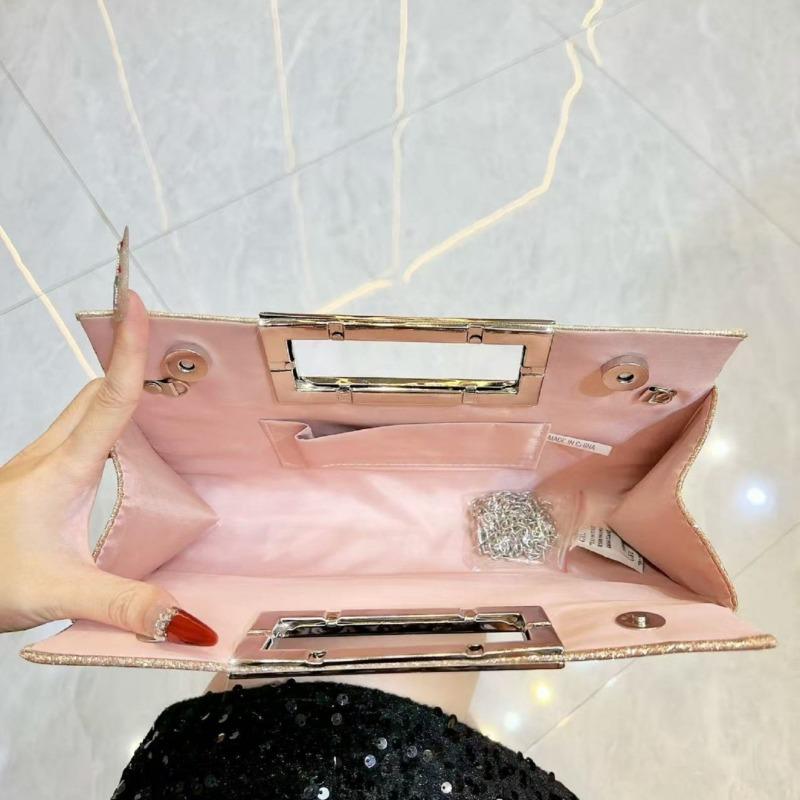 Fashionally Shiny Handbag, Party Lady Handbag, Single-shoulder Crossbody Bag, Small Exclusive Lady for Evening Events Bag