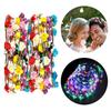 Flower For Bride Vacation Seaside Flower Crowns Wreath Headband Beach Headband Glowing Wreath