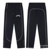 Wholesale New Letter Towel Embroidery Color Matching Hooded Sweater Trousers Men's and Women's Sweatpants Set Trendy