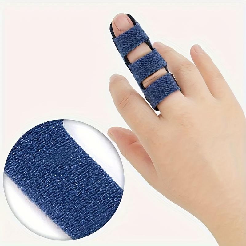 2Pcs Finger Fixed Strap Breathable Finger Pain Relief Support Finger Fixation Splint Correction Brace Health Care Finger Guard