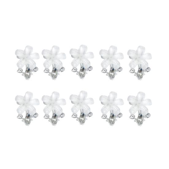 10Pcs Manicure Decorations Creative Shape Non-Fading Durable Excellent 3D Rhinestones Pendant Style Nail Art Jewelry Accessories