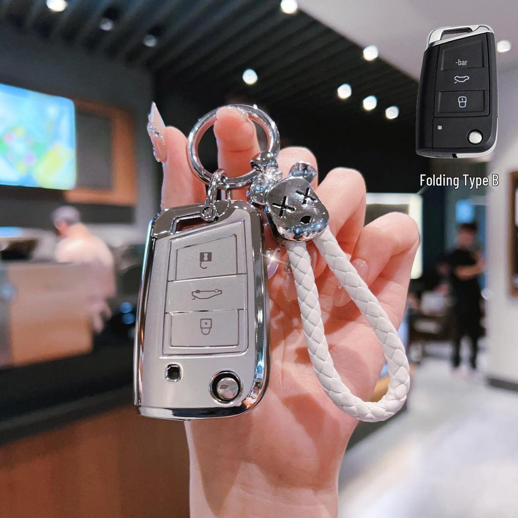 Volkswagen Key Cover for Passat, Sagitar, Lavida, Magotan, Tayron, T-Cross, Teramont, Bora Models.