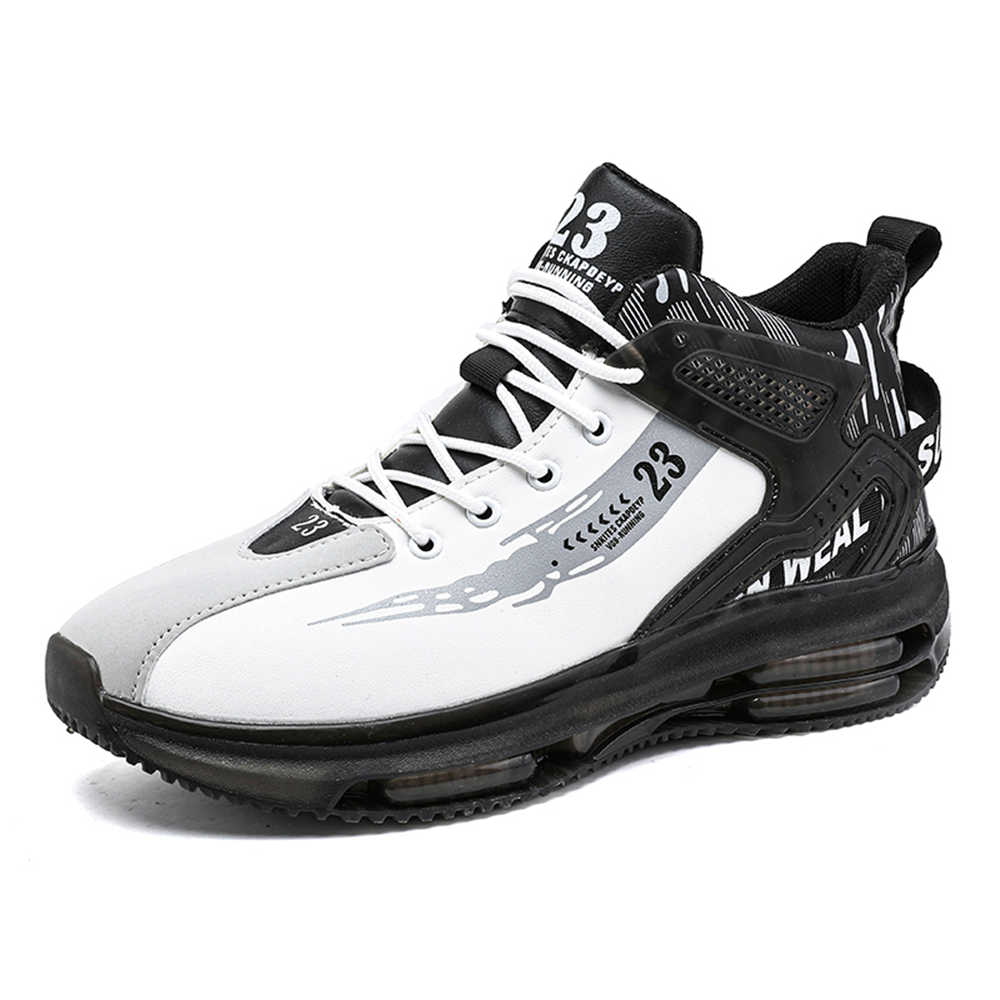 Fashion Lace Up PU Leather Sneakers Man Sports Woven Asian Basketball Shoes Black Moccasin Man Excercise Exercise Losfers Style