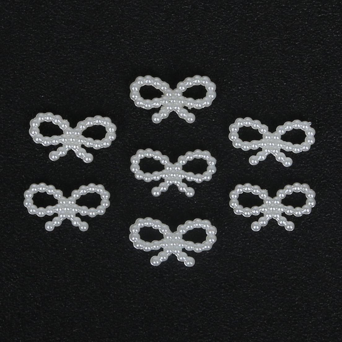 

50-100 шт./пакет, имитация пластика, АБС-пластик, жемчужные бусины цвета слоновой кости, бусины в форме цветка для скрапбукинга, сделай сам, изготовление ювелирных изделий, аксессуары для рукоделия ручной работы 18x10mm 100pcs