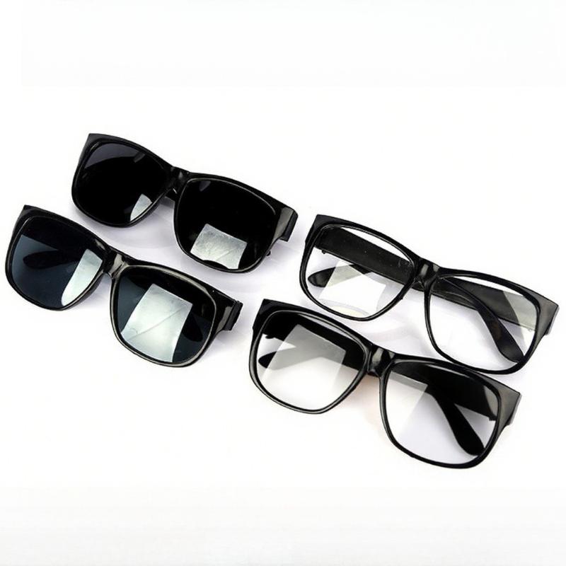 2pcs Welding Protective Goggles Chemical Goggles Black-framed Glasses Safety Protection Glasses Anti Welding Glasses Accessories