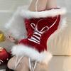 Christmas Wear Atmosphere New Year's Robe Small Short Skirt Women's Sexy Christmas Themed Skirt Dress