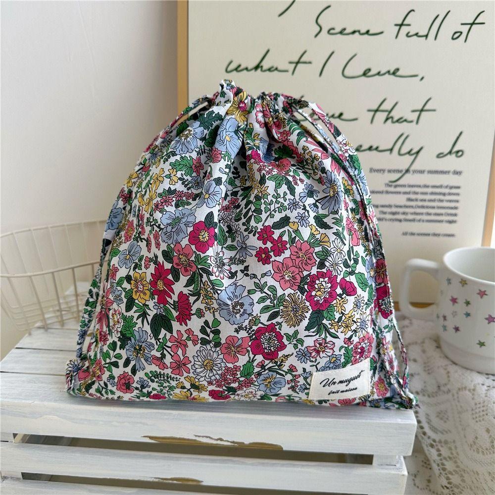 Lightweight Cotton Drawstring Bag Reusable Flower Storage Bag New Storage Pouch  Wedding Favors