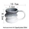 Retro Cross Kiln Glaze Ceramic Mug, Handle Latte Cup for Coffee, Milk, Tea, or Juice