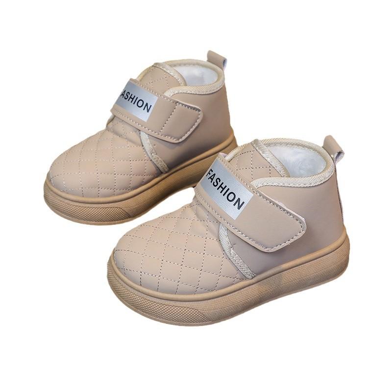 Fashion Kids Snow Boots First Walkers for 2025 Spring Soft Sole Kid Sneakers Boys Girls Casual Boots for Little Child