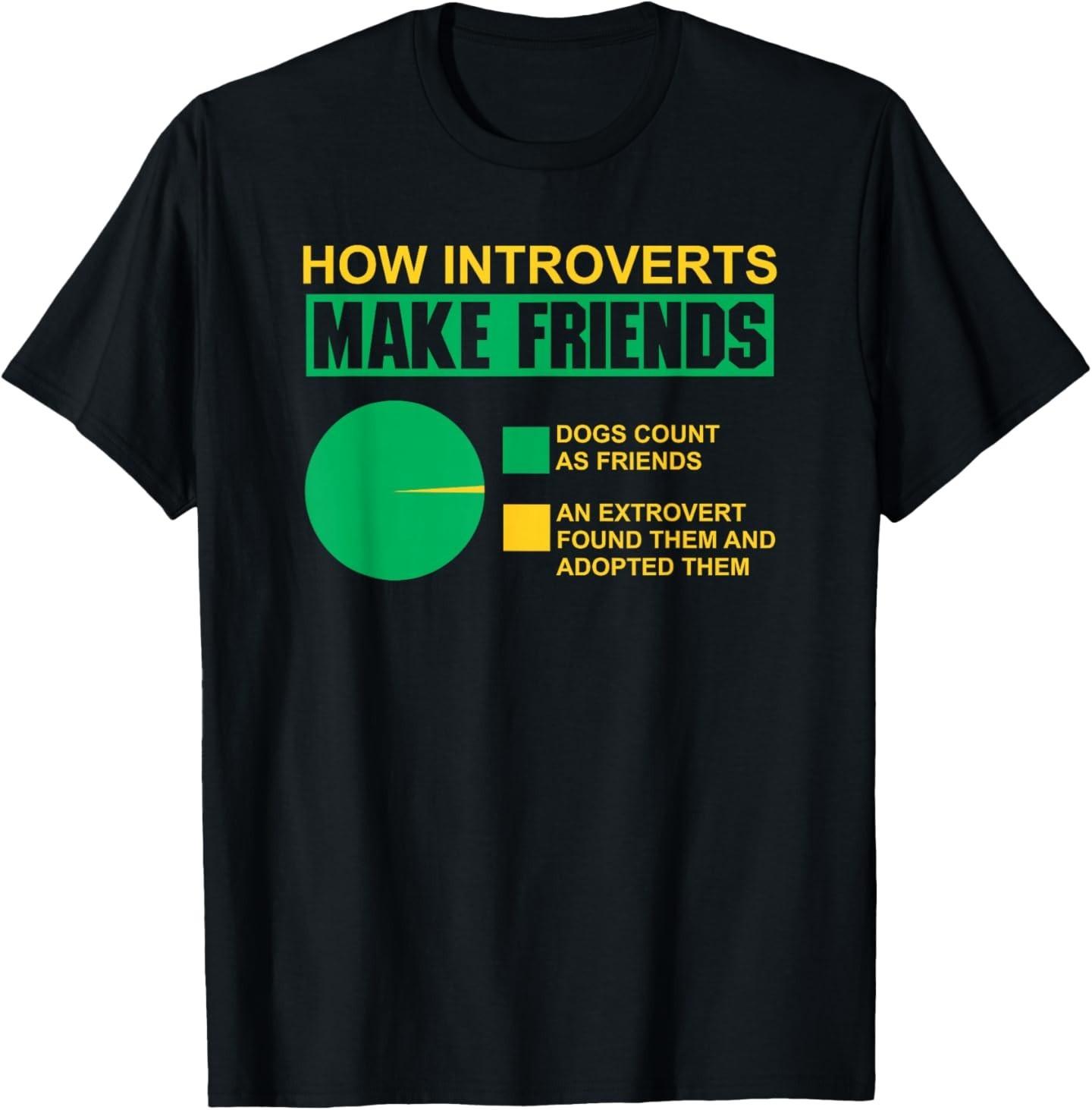 Introvert Facts, Anti Social Introvert for Men Women T- Unisex T-Shirt XXL