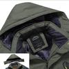 Heren herfst en winter warme jas jas outdoor wandelen soft shell warme jas plus size gewatteerde en verdikte jas
