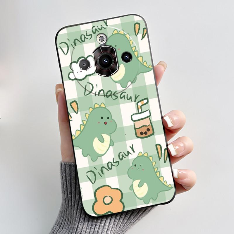 Cute Cartoon Case For ZTE Nubia Focus Pro 5G Capa Printing Shell Protective Cover Coque Soft Silicone Black Casing Fundas