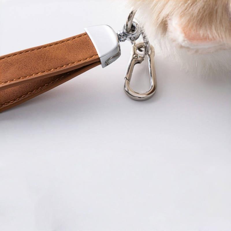 Cute Plush Cat Doll Pendant Keychain Girl Backpack Doll Pendant Simulated Animal Stuffed Toy Couple Bag Hanging Decorative Gift