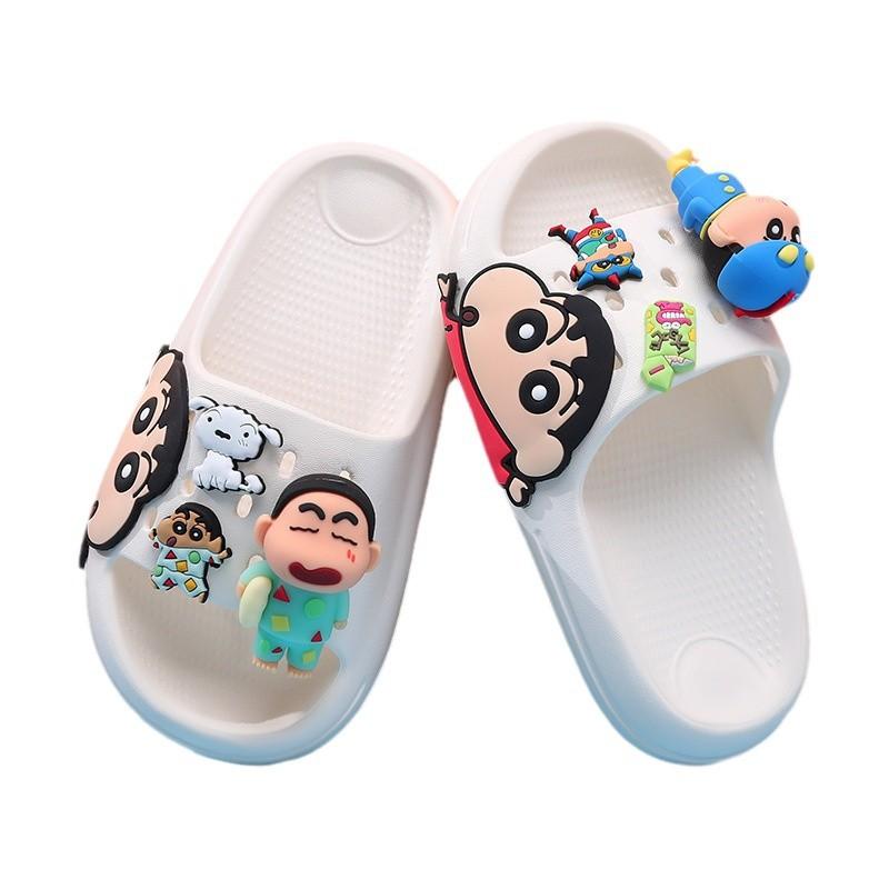 Crayon Shinchan Adorable Boys And Girls Slippers Trendy Summer Indoor Shoes Slide