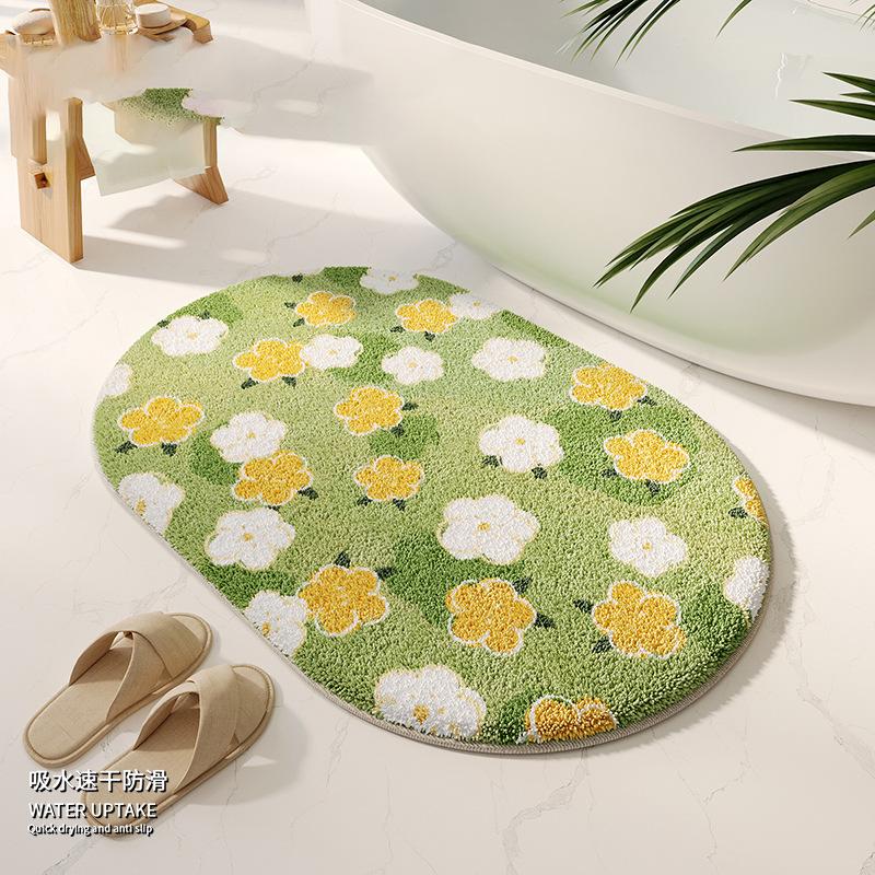 Entrance Floor Mat Bathroom Floor Mat Anti Slip Quick Drying Floor Mat Bathroom Anti Slip Mat