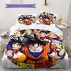 Son Goku Patron Beddengoed, Dekbed Set Dekbedovertrek Kussensloop Huis Verjaardagscadeau (1 dekbedovertrek + 2 kussenslopen, zonder binnenkussen)