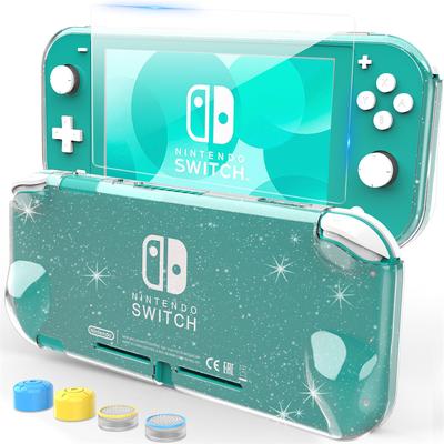 Compatibil cu tastele Nintendo Switch Lite și capacul protector din folie de sticlă TPU pentru Switch Lite cu protecție anti-zgârieturi/anti-praf