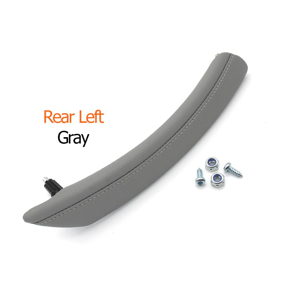 LHD Car Interior Armrest Door Handle Window Panel Pull Handle Cover Trim Replacement For BMW 5 Series E60 E61 2006-2010