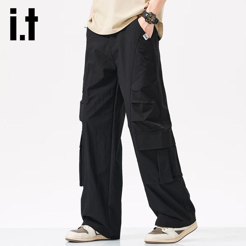 izzue it Men's American Style Multi-Pocket Cargo Pants