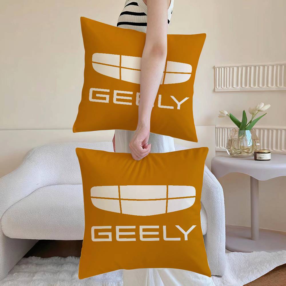 GEELY Pillow Case Sofa and Living Room Decorative Cushion Covers Dust-proof and Mite-proof Invisible Zipper