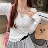 2026 Early Autumn Slimming Long Sleeve T-Shirt for Students