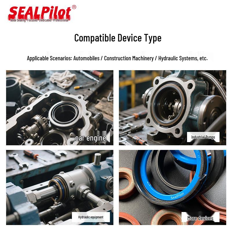 High-Temp, Corrosion-Resistant Split Open-Type Fluororubber Oil Seal for Stern Shaft