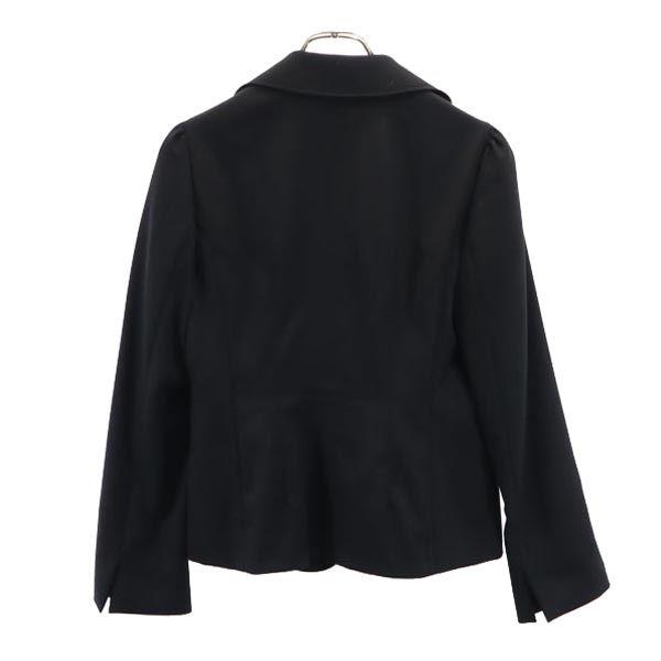 LANVIN Made in Japan wool tailored jacket 36 black Women Used