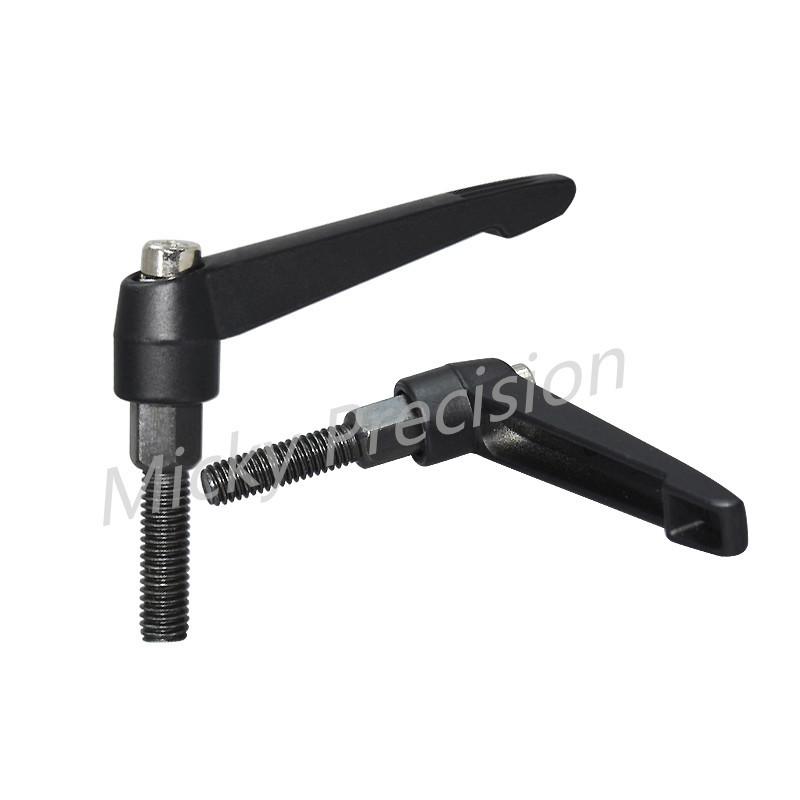 1Pcs  Adjustable Handle Clamp Levers Thread Knob M4 M5 M6 M8 M10 Length 10-50mm