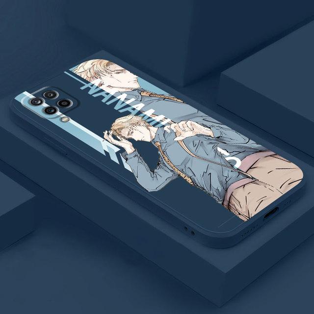 Giappone Anime Jujutsu Kaisen Per Il Caso di Samsung Galaxy A50 A01 A70 A11 A21s A71 A03s A31 A02 A51 Piazza Liquido armatura Soft Cover