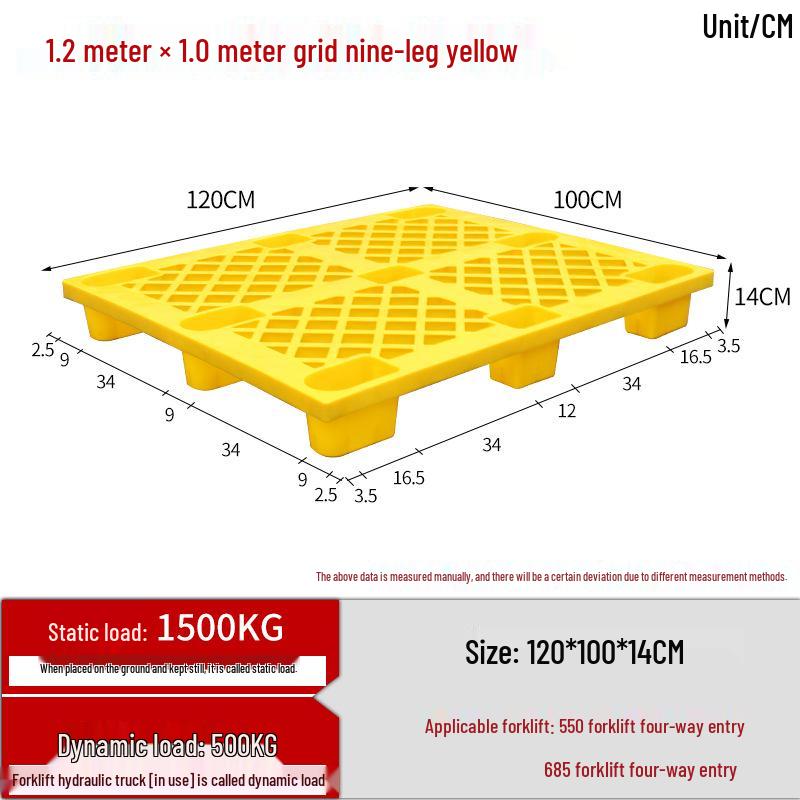 Moisture-Proof Plastic Forklift Pallet Platform Tray