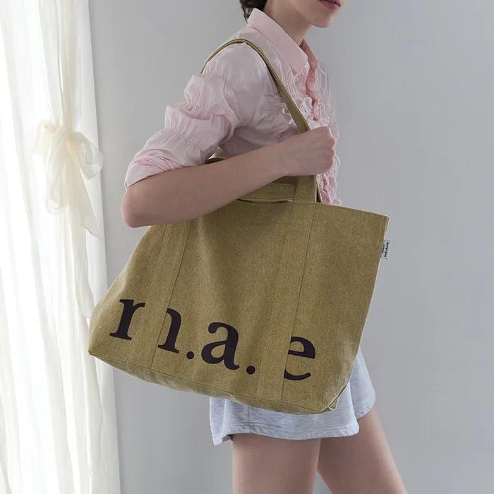 m.a.e 2way logo Bag _ Mustard